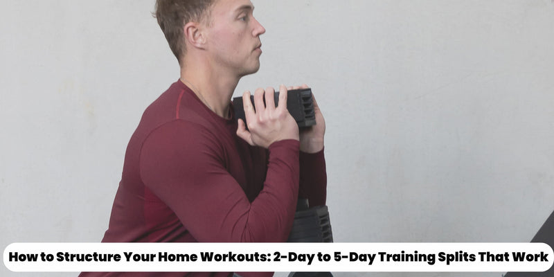 How to Structure Your Home Workouts: 2-Day to 5-Day Training Splits That Work