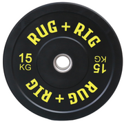 Power Rack Package, Commercial - 170KG Black Bumper Set with Bench and Bar - Pre Order July
