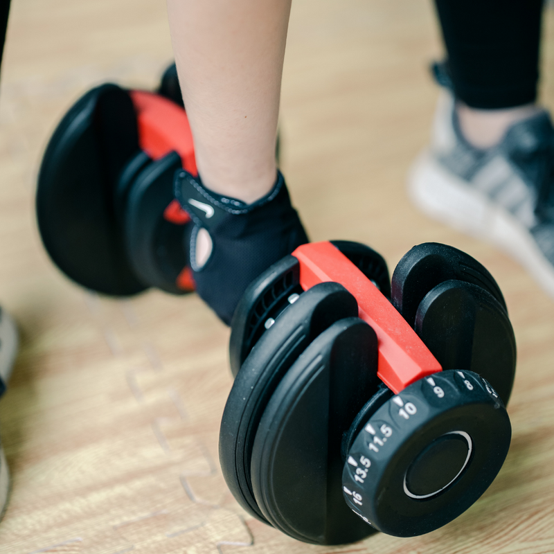 What are adjustable dumbbells?