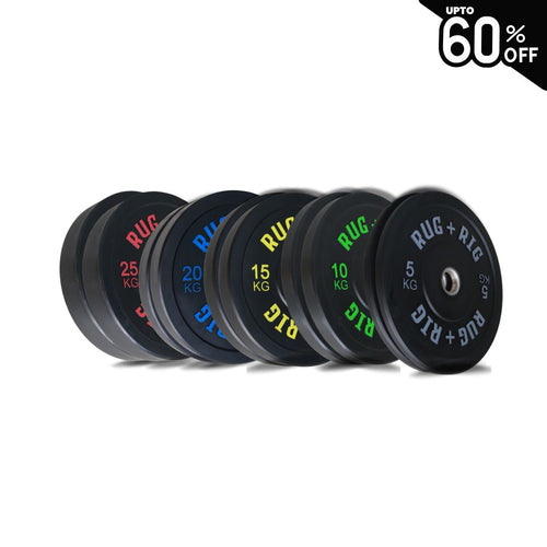 Black Olympic Bumper Plate Pair