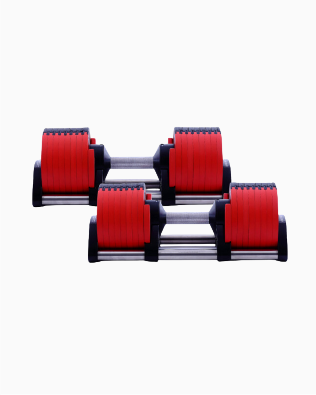 Compact adjustable dumbbell set Rug and Rig Fitness
