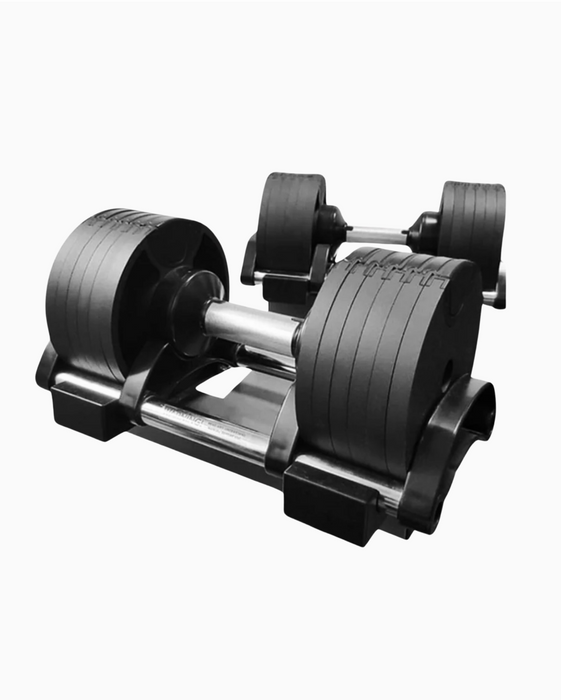 Rug & Rig Adjustable Dumbbells – Change weights quickly for powerful home gym workouts