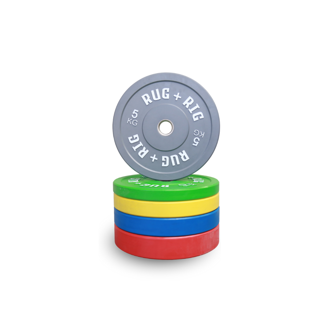 Olympic Bumper Plates Pair  Colour