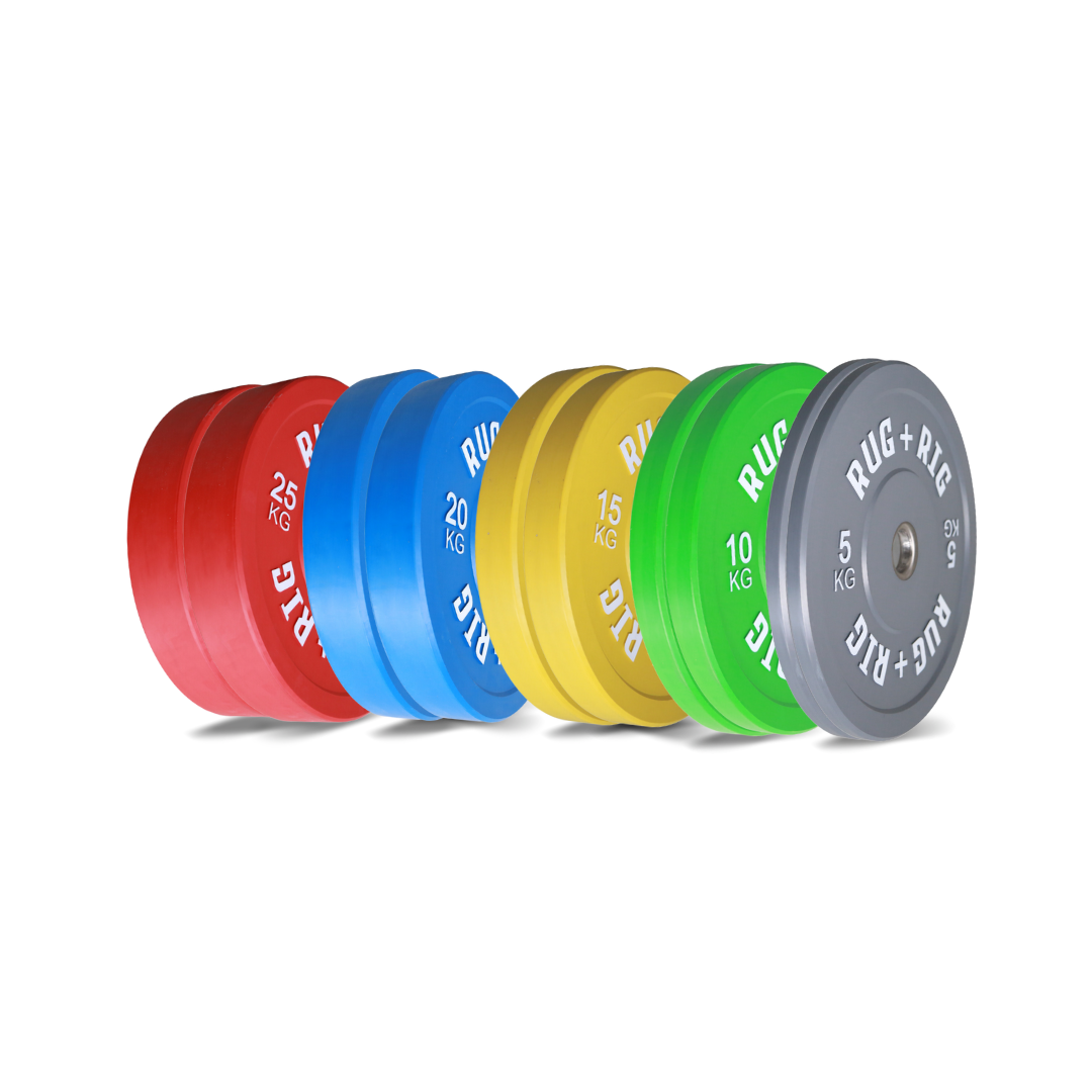 Premium Colour Olympic Bumper Plates Bundle