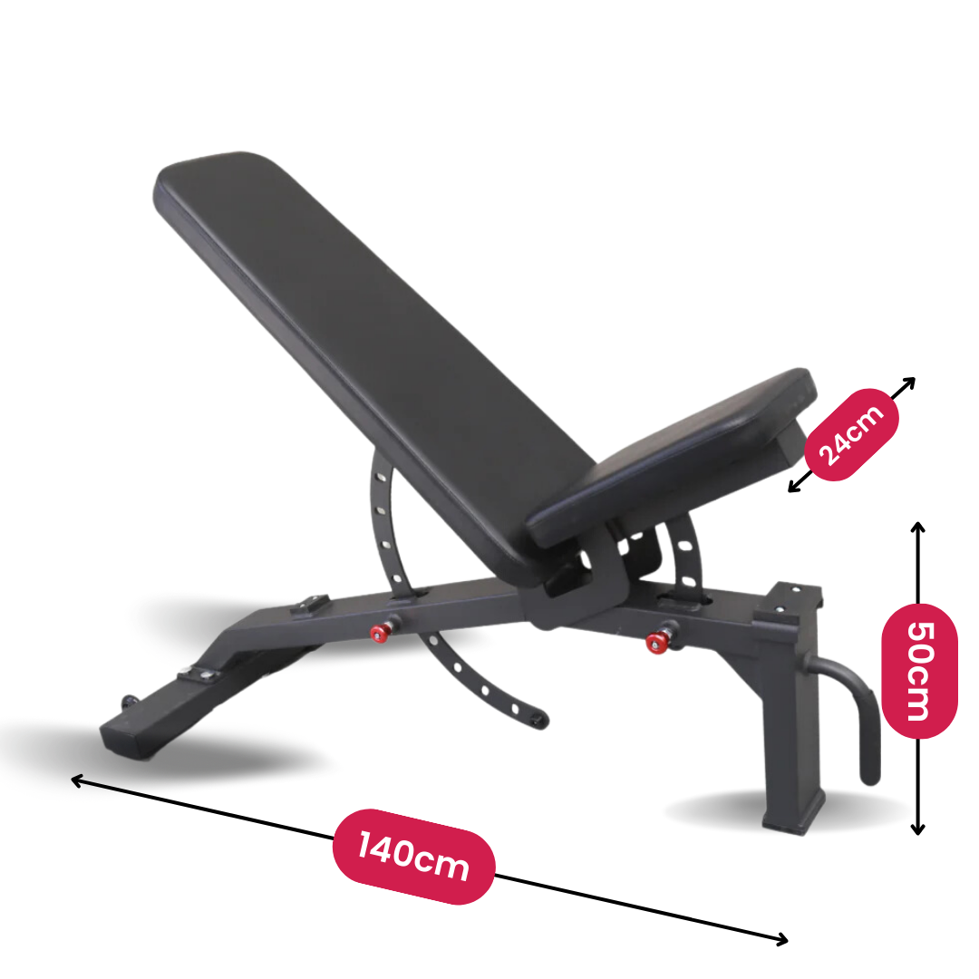 2 X 32KG Adjustable Dumbbell Set 10 Angle Adjustable Bench Rug and Rig Fitness