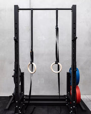 Q235 Rack Pack: 170kg Black Bumper Set with Bench and Bar