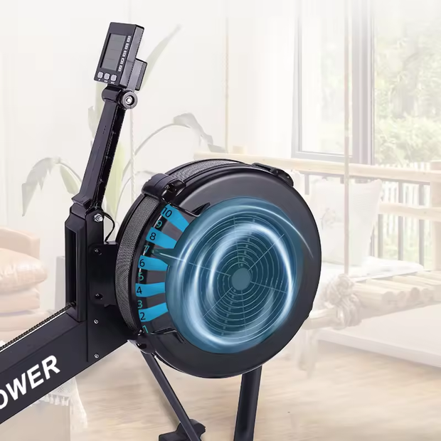 Rowing Machine – Powertrain Air Resistance – Rug and Rig Fitness