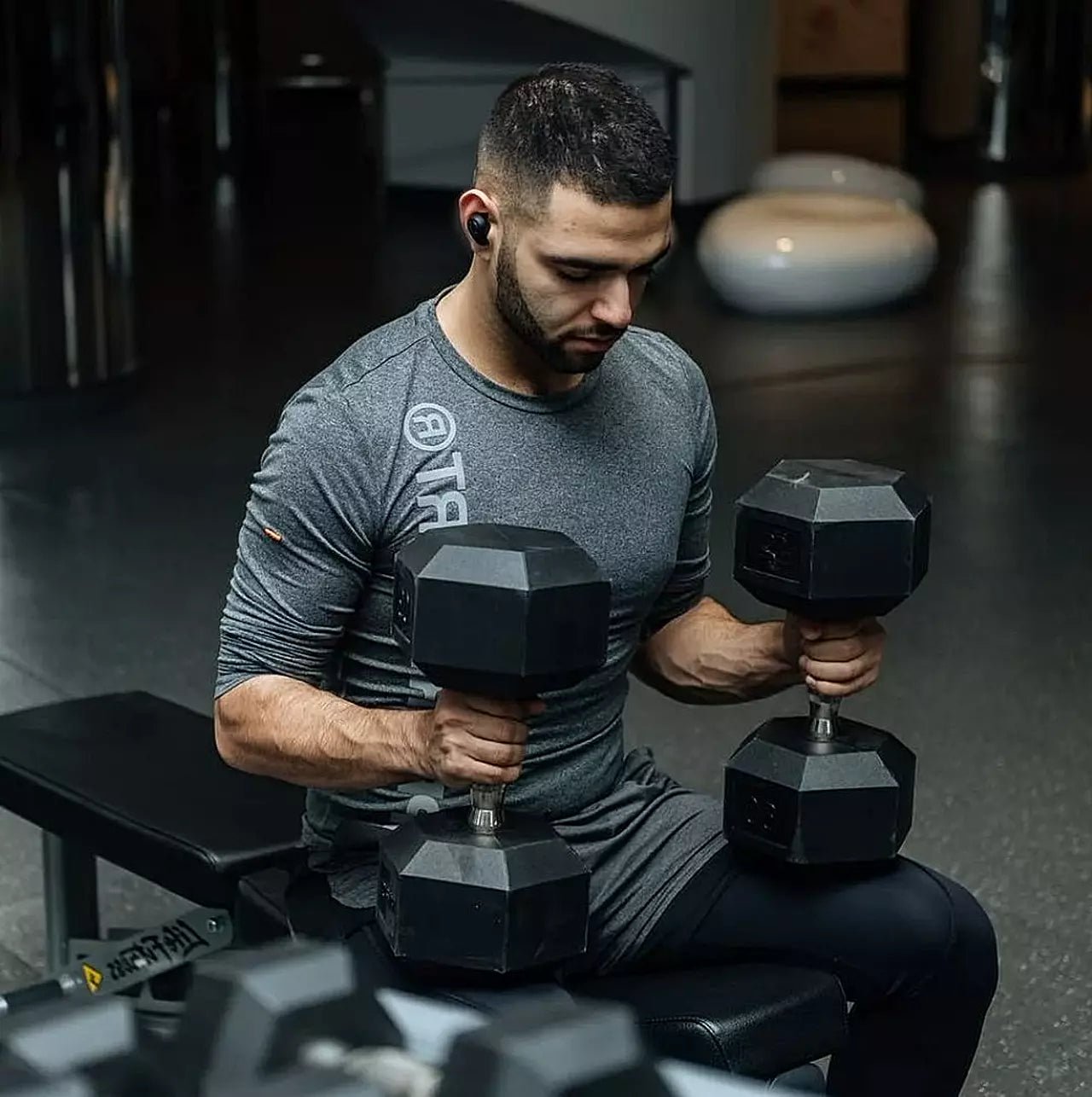 Rubber Dumbbells