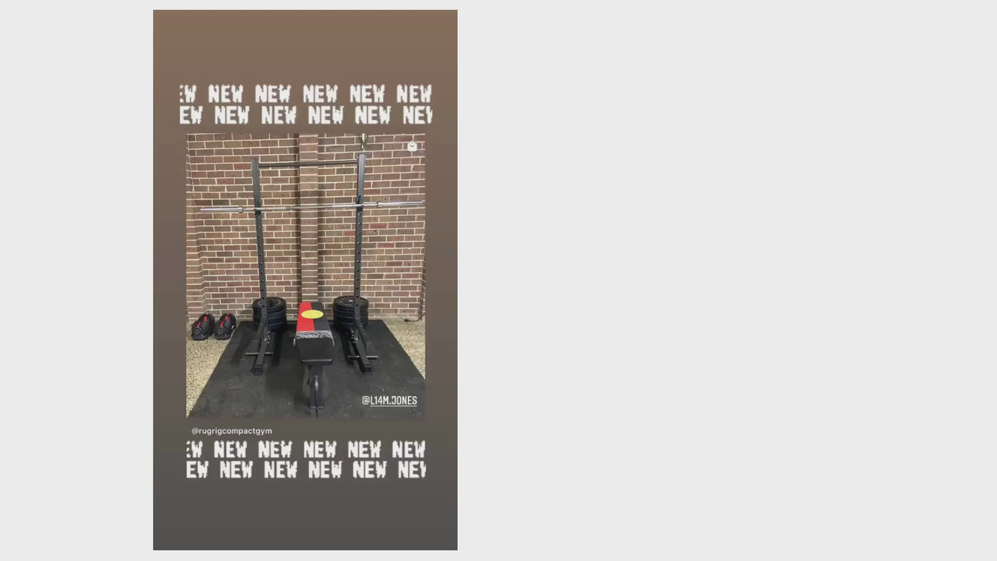 Adjustable Power Rack, Multi-Function with J-Hooks, 60 X 60