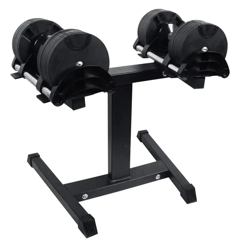 2 X 32KG Adjustable Dumbbell set with Stand