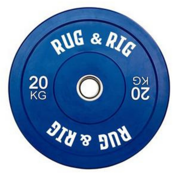 Commercial Rack Packages: 160kg Colour Olympic Plates with 20kg Barbell and Adjustable Bench