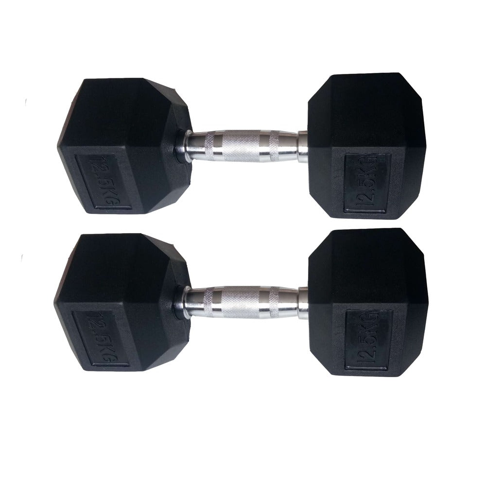 Rubber Dumbbells - PRE ORDER MID SEPTEMBER-RUG & RIG Compact Home Gym