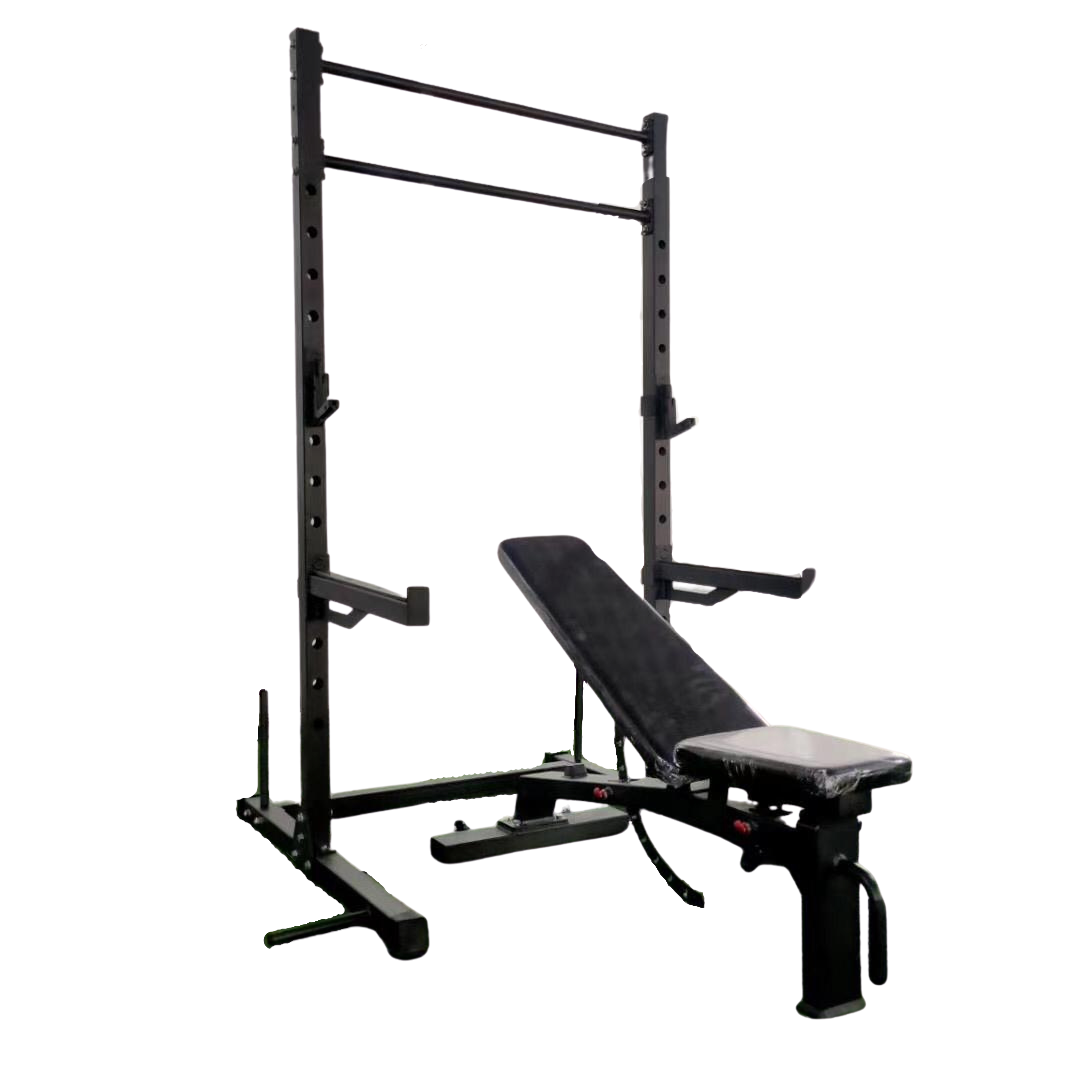 Adjustable Power Rack, Multi-Function with J-Hooks, 60 X 60