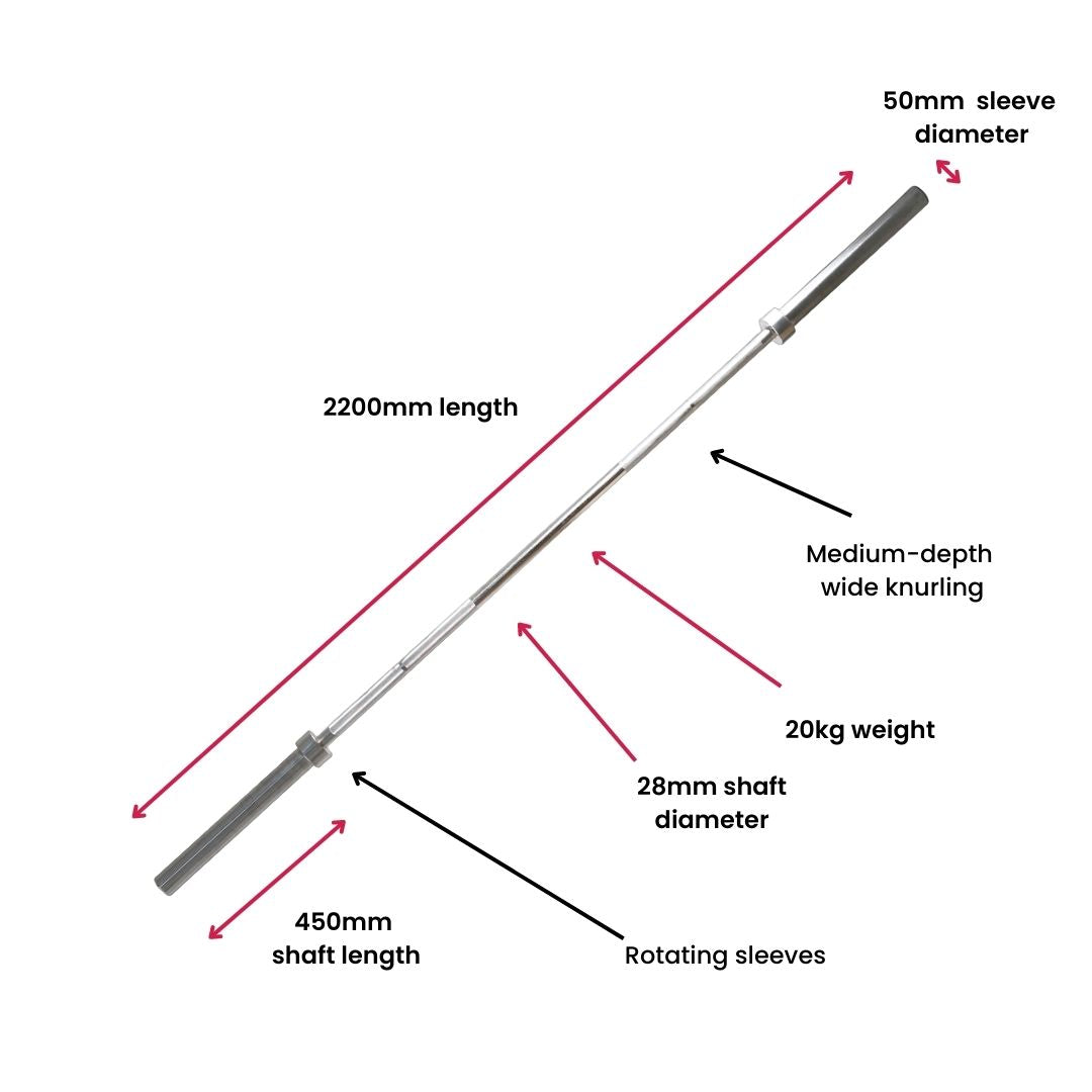 Olympic Barbell - 700LBS, 20KG