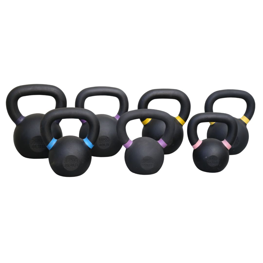 Kettlebells - Cast Iron, Powder Coated