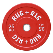 Olympic Bumper Plates and Barbell (20KG) Set, 170KG, Colour