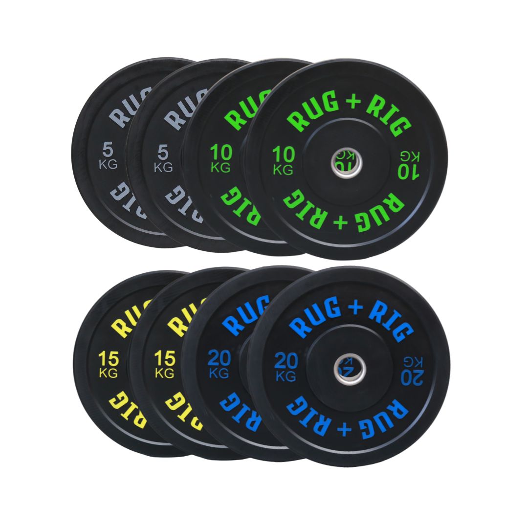 Olympic Shell Rig Premium Black Olympic Bumper Plates Bundle – Rug and Rig Fitness