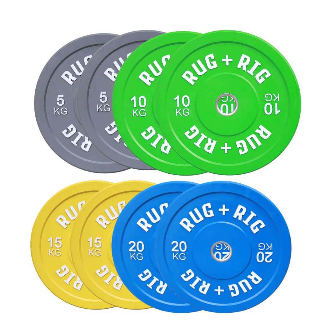 Premium Colour Olympic Bumper Plates Bundle