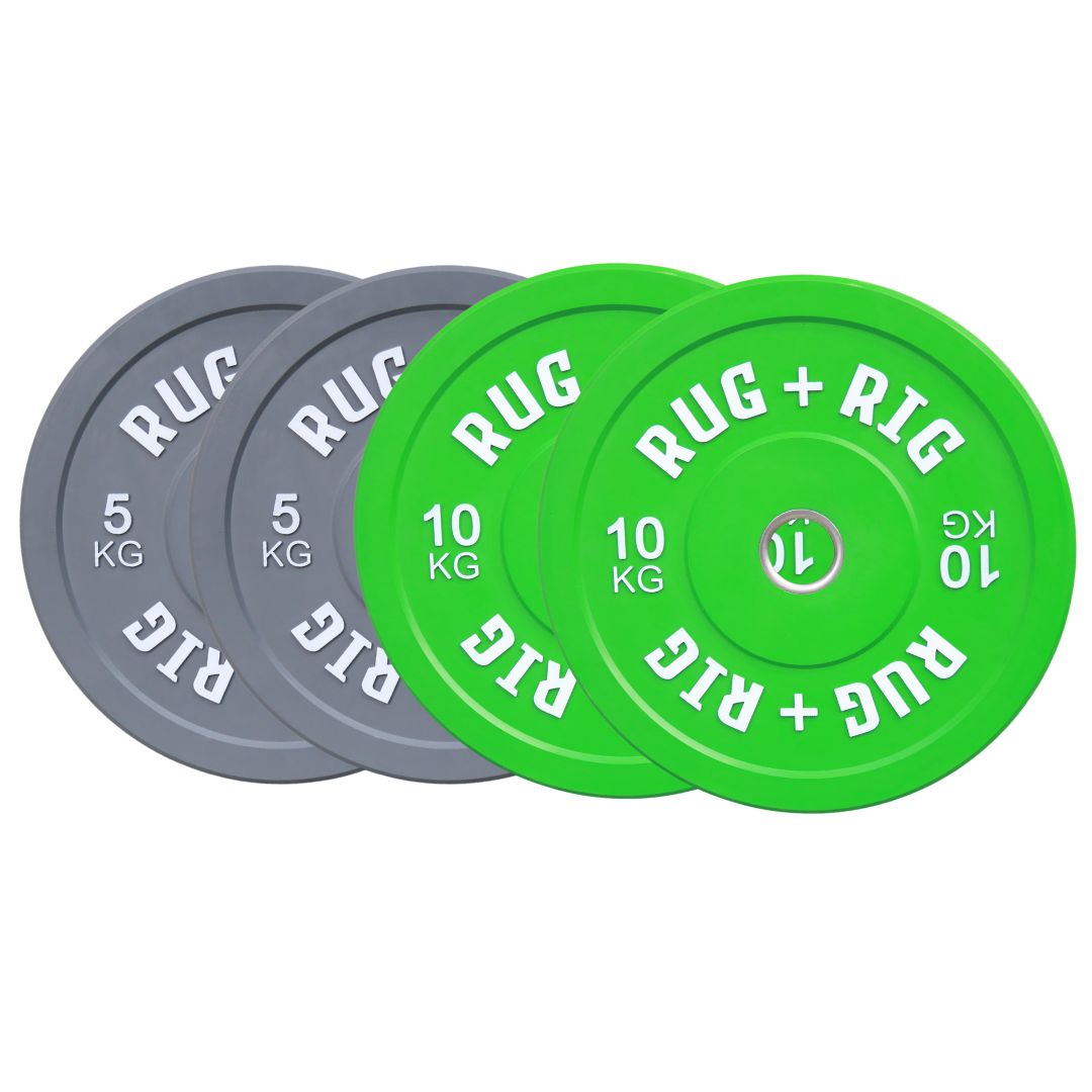 Premium Colour Olympic Bumper Plates Bundle