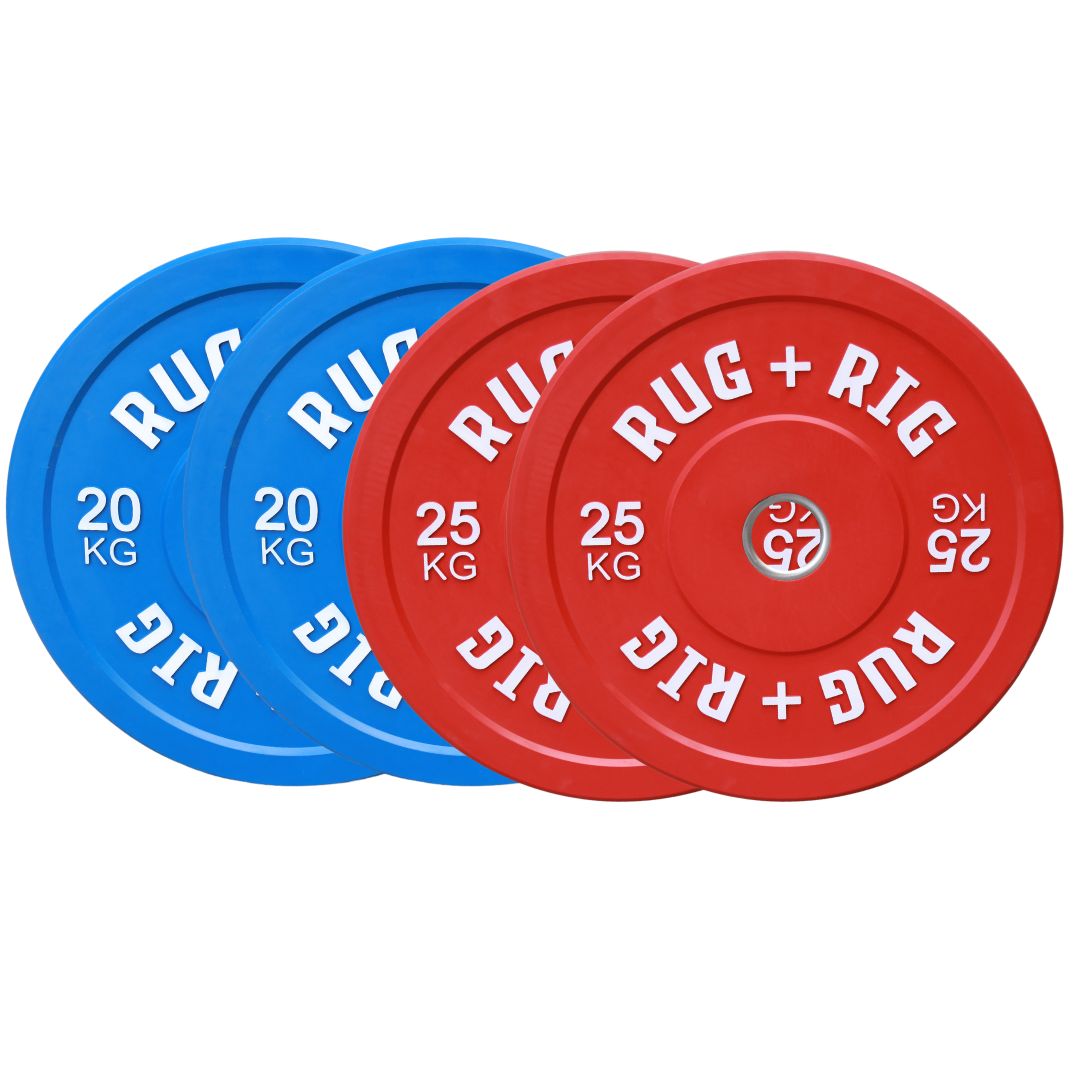 Premium Colour Olympic Bumper Plates Bundle